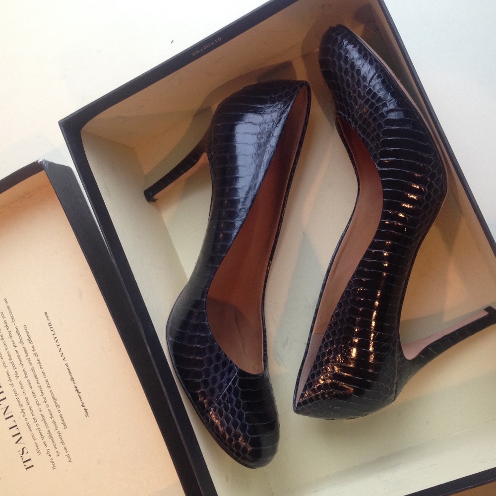 COPY - Ann Taylor Dark Navy Perfect Pumps